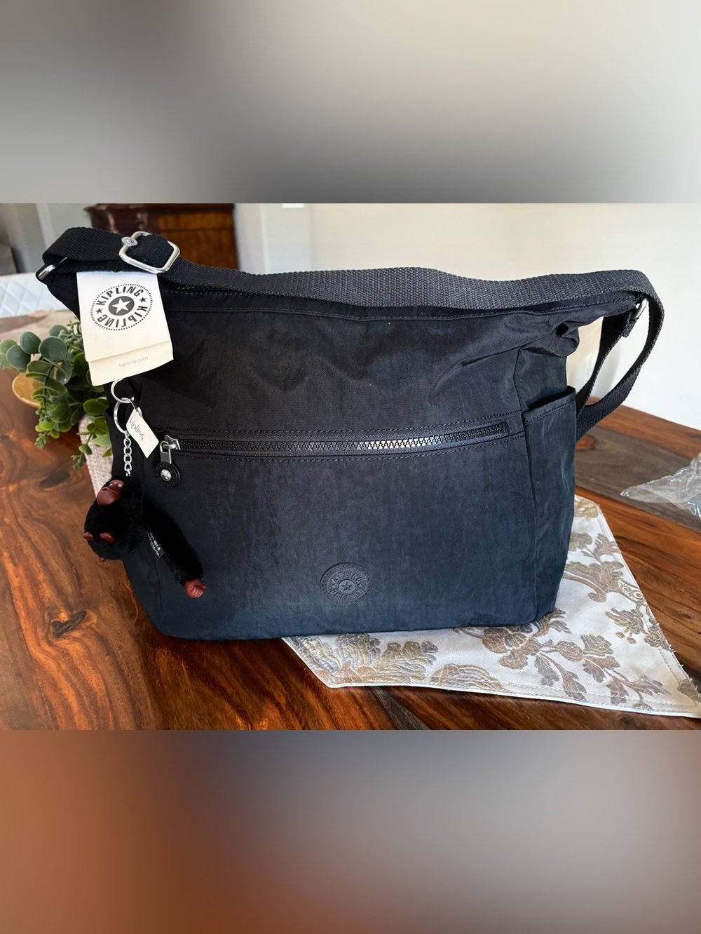 Kipling Alenya Black Crossbody Bag